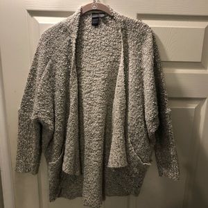 2/$20 Gray cardigan with dolman sleeves